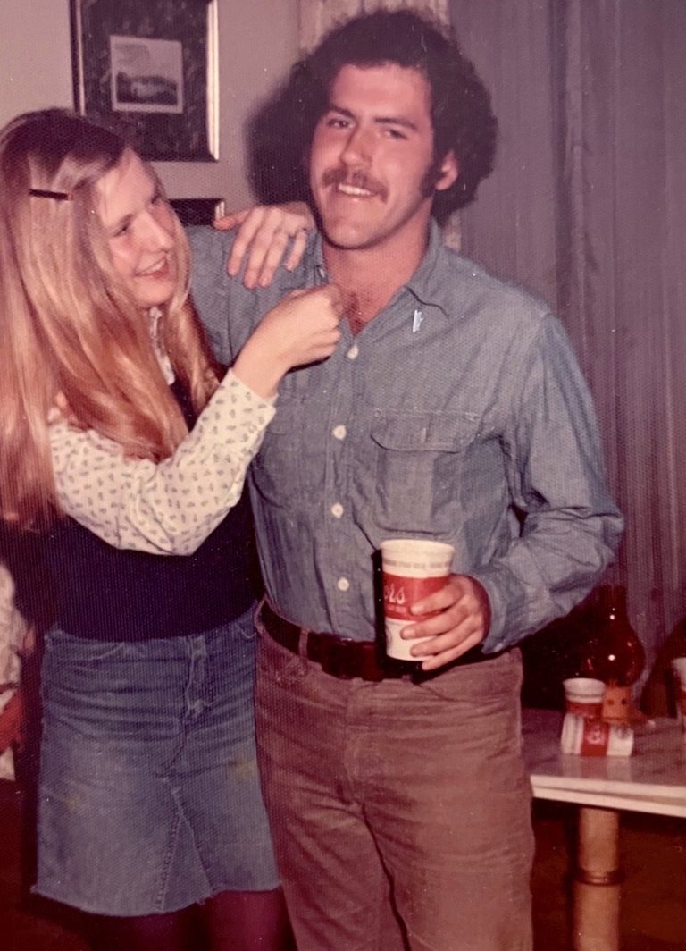 Ch. 26: First date with Susie, April/’74, shortly before asking her to “get serious” during a moonlit cemetery visit