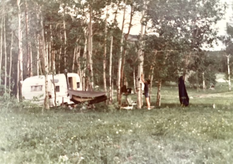 Ch. 27: Rick Rappaport’s trailer on the Colorado wilderness land where I almost lit the valley on fire