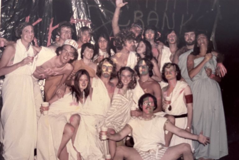 Ch. 29: “Return to the Womb” party before the chocolate crème pie fight